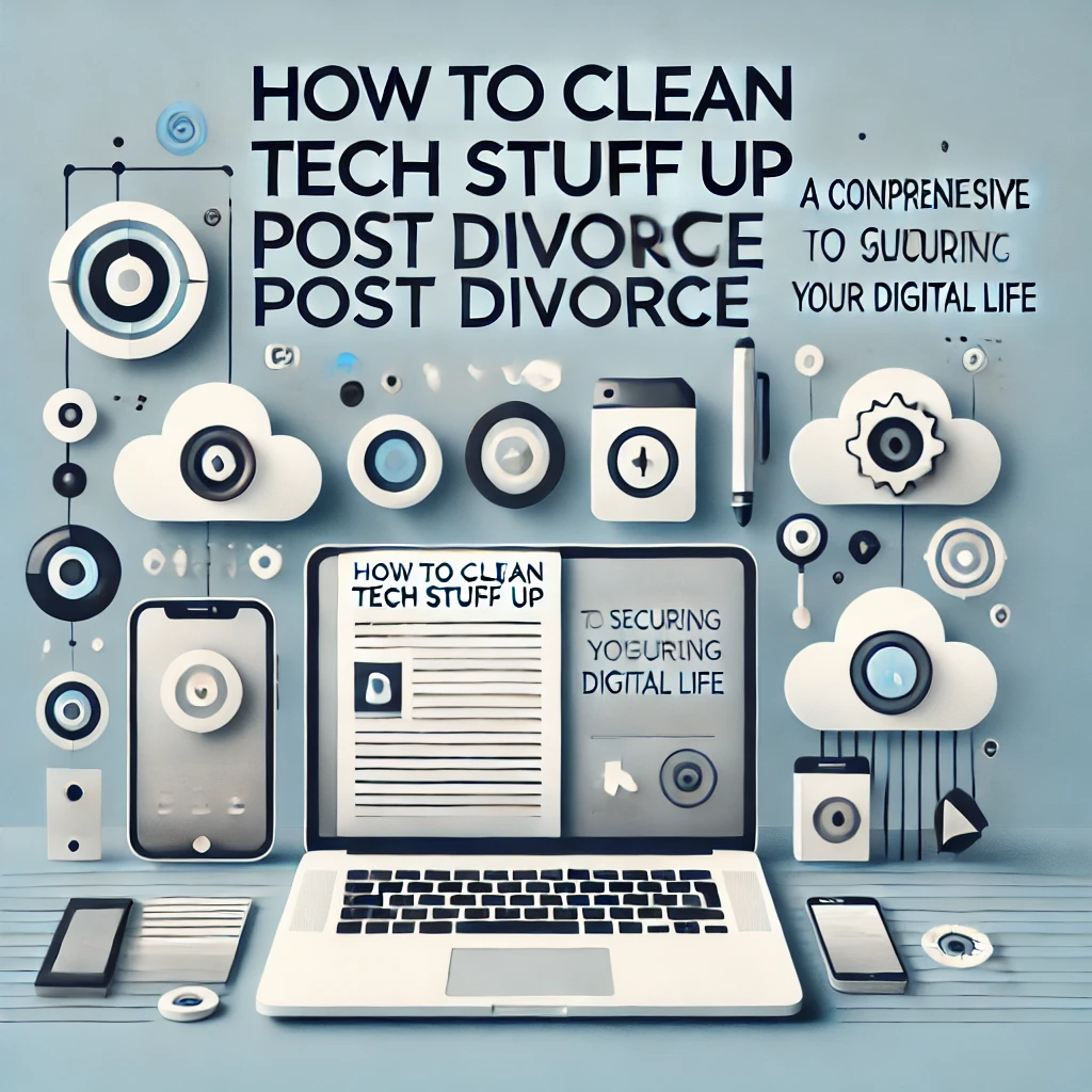 how to clean tech stuff up post divorce