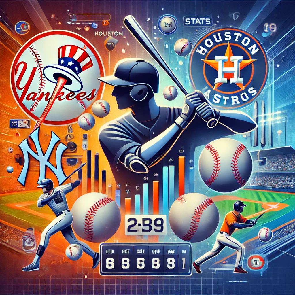 yankees vs houston astros match player stats